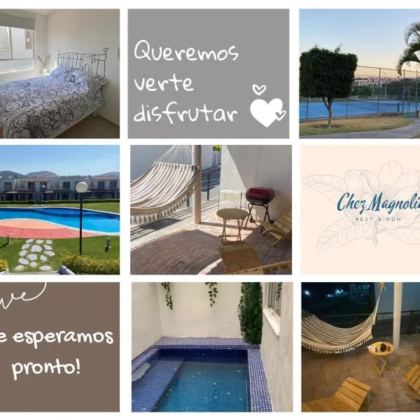 Chez Magnolia - alberca privada y compartida, hotel Xochitepecben