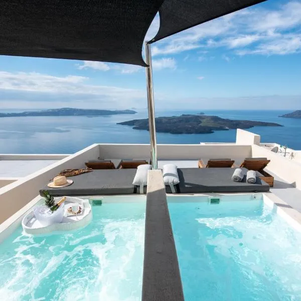Caldera Cliff Illusion, hotel ve Fiře