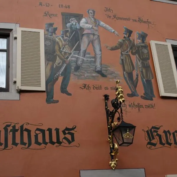 Die Krone: Staufen im Breisgau şehrinde bir otel