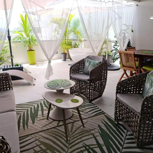 Les terrasses de la plage AB2 pour les couples, hotel v destinaci Les Trois-Îlets