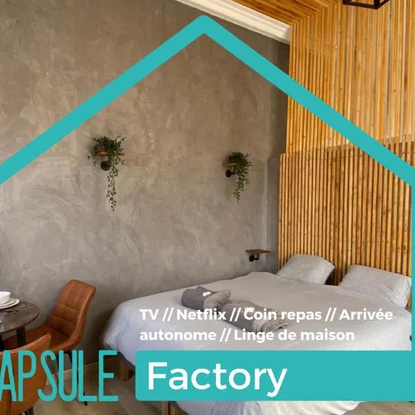 Capstay Roubaix Lille private shower & Netflix, hotel in Roubaix