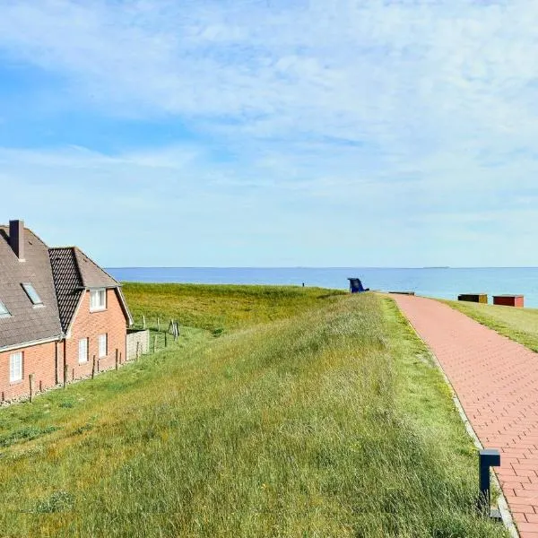 Direkt am Deich - Ferienwohnung Föhr im Gästehaus Am Badedeich, khách sạn ở Dagebüll
