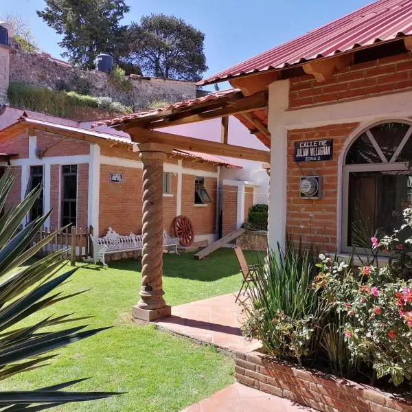 Cabaña La Brujita centro del pueblito magico, hotel v destinaci Mineral del Monte