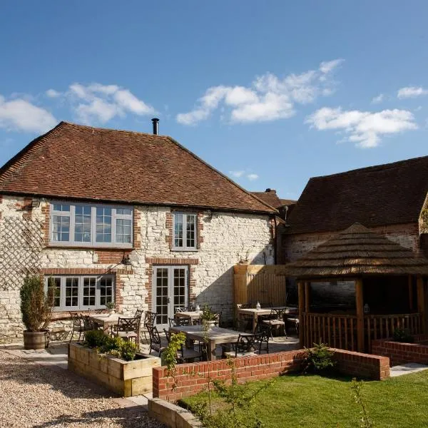 The White Hart, South Harting、ピーターズフィールドのホテル
