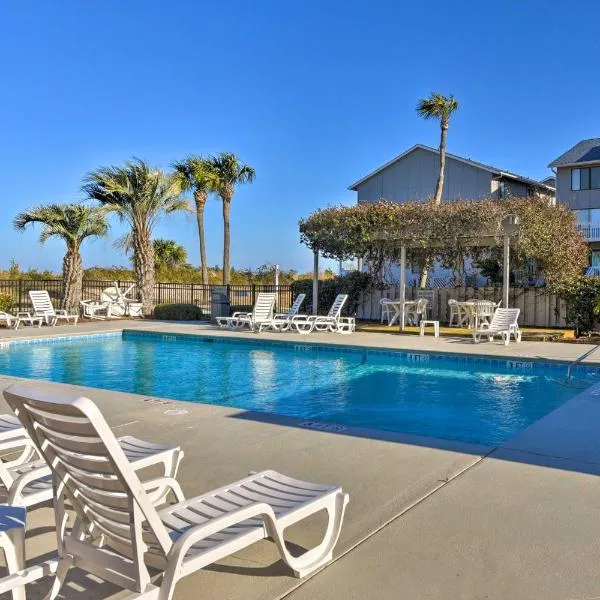 Beachfront Condo with 3 Pools on St Helena Island!, hotel in Oceanmarsh Subdivision