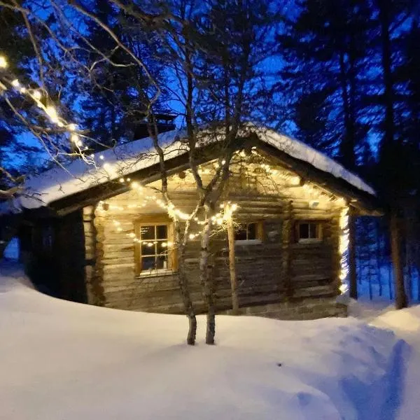 Kuukkeli Log Houses Aurora Cabin - Jaspis, хотел в Tankavaara