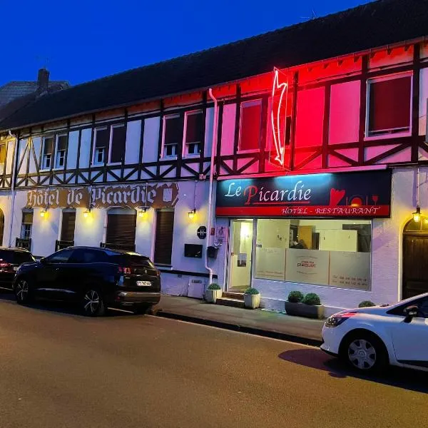 HÔTEL RESTAURANT LE PICARDIE, hotel in Villequier-Aumont