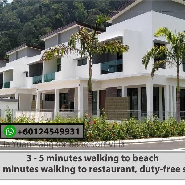 Pangkor 88 Villa Jia Yuan 邦咯岛家苑海滩度假别墅, hotel in Pasir Bogak