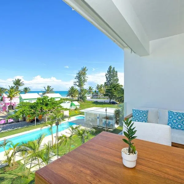 Amazing ocean view apartment with grand pool, hotel v destinaci Cabarete