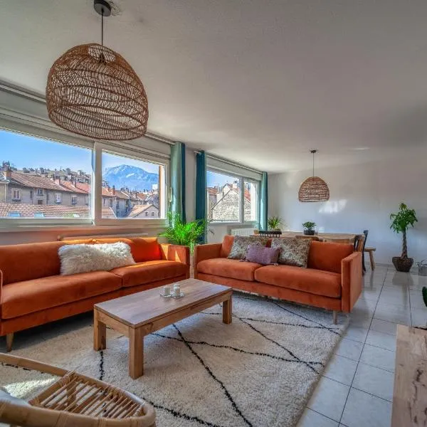 Le Reverso, T6 en duplex & vue incroyable – hotel w Grenoble