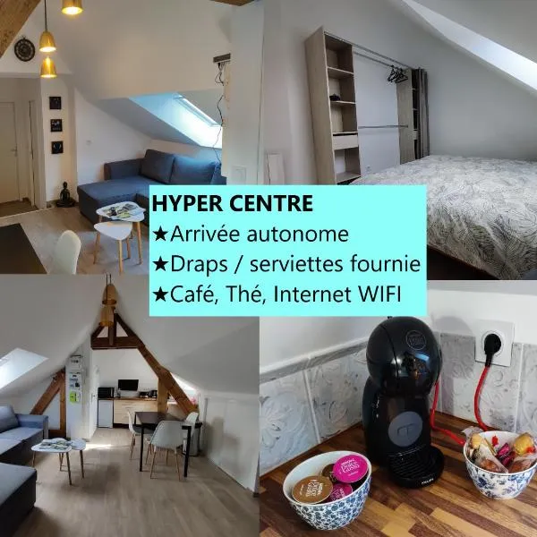 Appartement T3 "YUCA" Hyper centre d'ERNÉE, hotel in Ernée