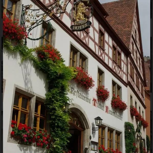 Tilman Riemenschneider, hotel in Rothenburg ob der Tauber