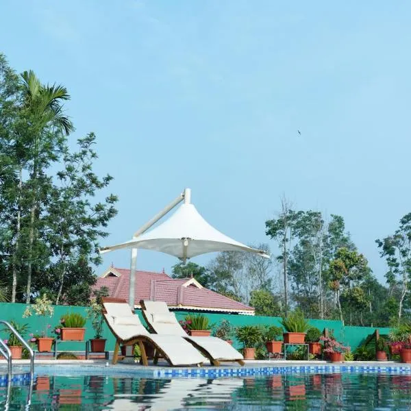 Srinikethana Home Stay with Swimming Pool, hotel v mestu Siddapur