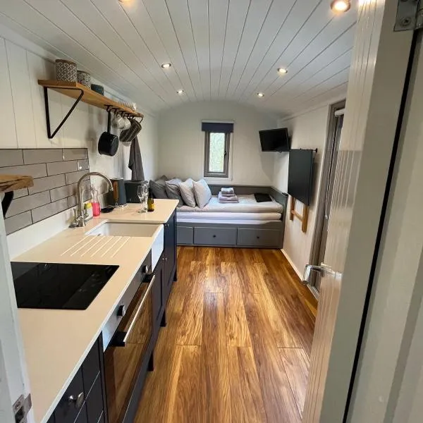 Luxury Shepherds Hut - The Moorhen by the lake, hotel v destinaci York