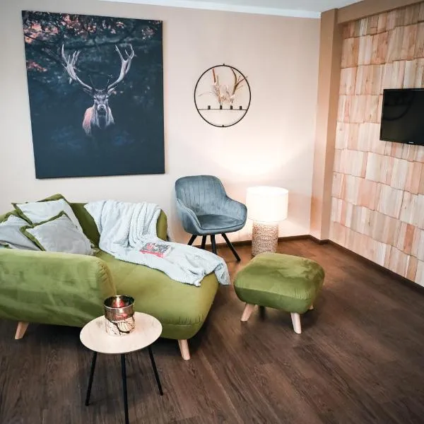 FeWo Herbst in der Villa Waldrand mit Luxus Bad, hôtel à Bad Wünnenberg