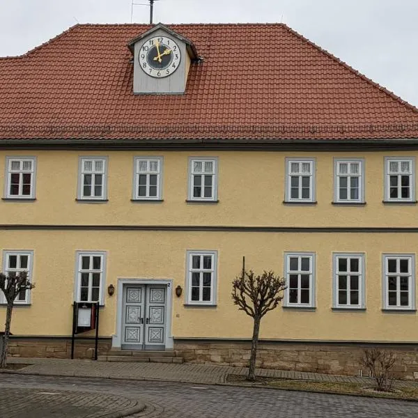Quartier Goldener Löwe, hotel v destinaci Günthersleben