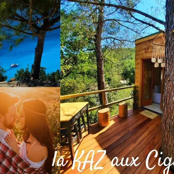 Cabane dans les arbres "La Kaz aux Cigales", hotel em Cuers