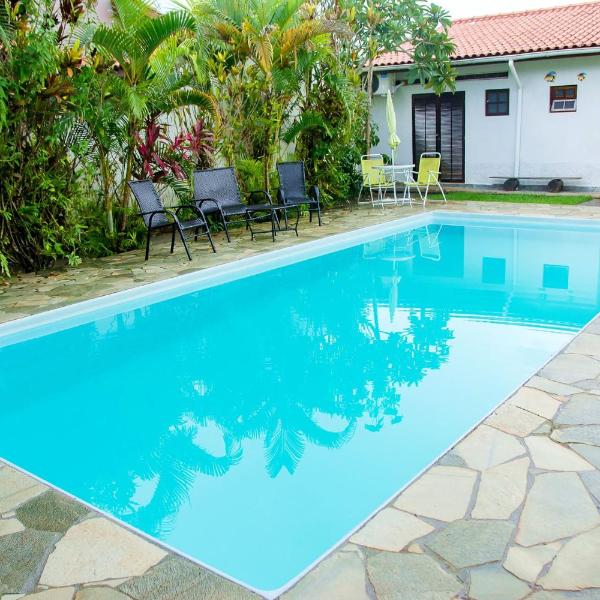 Casa c Piscina e Churrasq na Praia da Boraceia SP