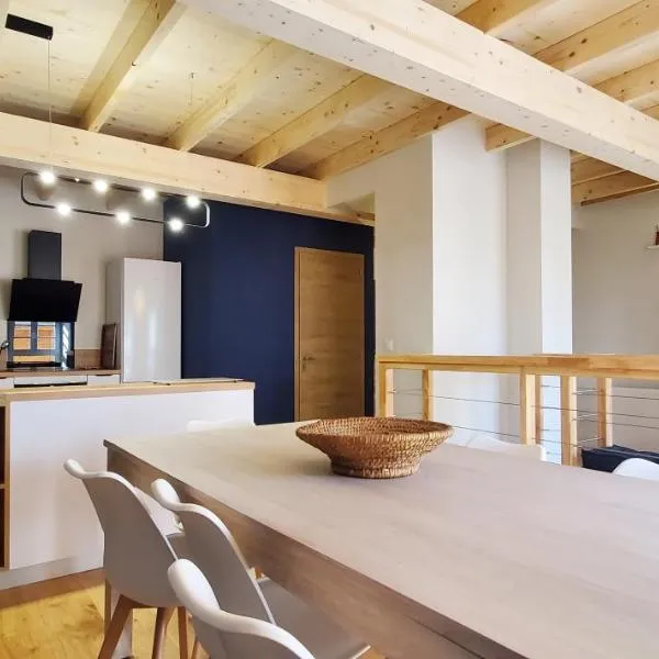 L'HIVERNET, grand Triplex neuf au cœur d'Embrun accès facile, hotel in Embrun