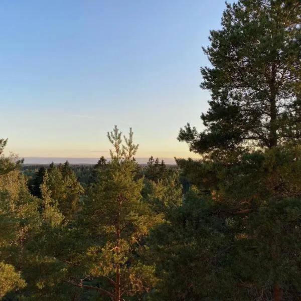 Spacious 68m2 apartment with fabulous forest view, hotel din Mäntsälä