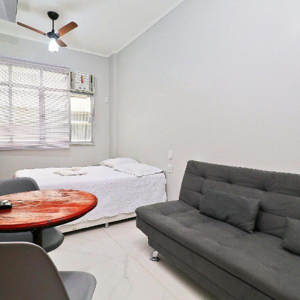 Studio no coração de Copacabana para 3 pessoas