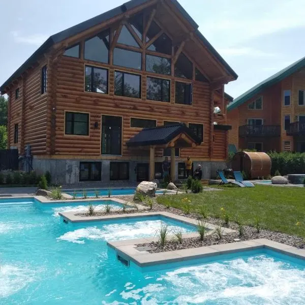 Chalets et Spa Lac Saint-Jean, hotel a Saint Andre du Lac Saint Jean