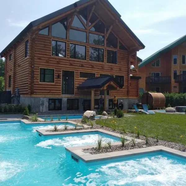 Chalets et Spa Lac Saint-Jean, hotel di Metabetchouan