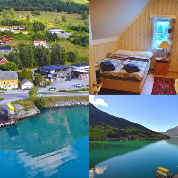 Sjarmerende feriehus i Olden rett ved fjorden, hotel din Stryn