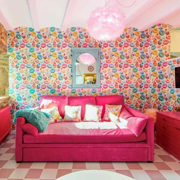 La Suite Años 50 La casa Barbie Bañera, chimenea, hotel a Corcubión