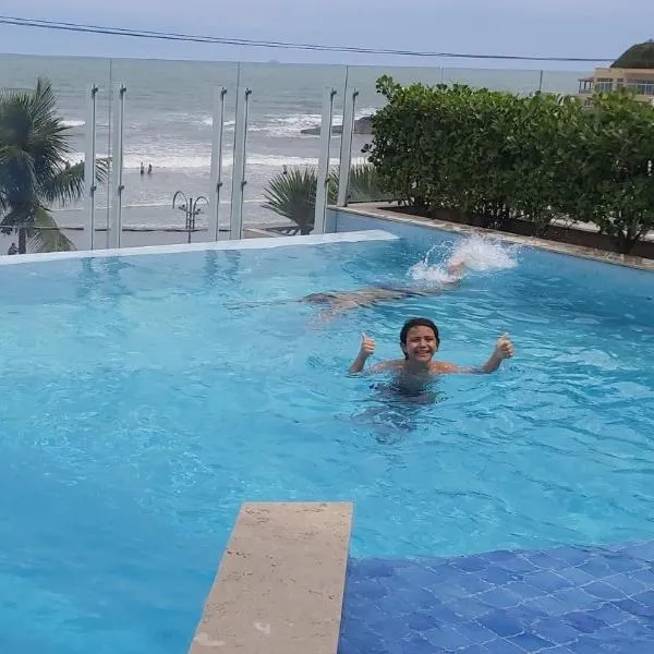 APTO NOVO PÉ NA AREIA - Praia do Sonho, Itanhaém, hotel in Itanhaém