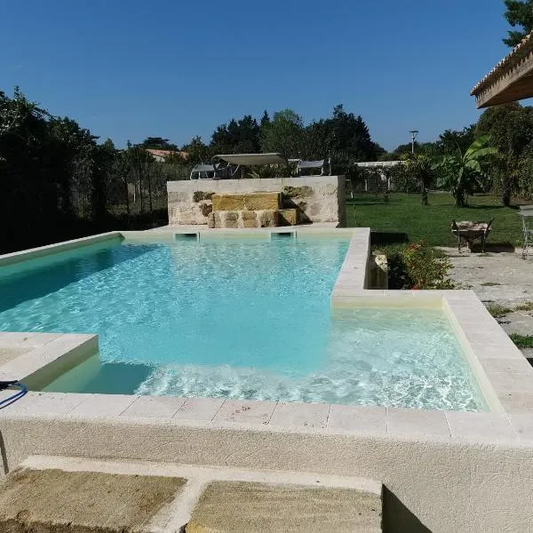 Jolie villa avec piscine dans le St emilionnais, hotel u gradu Sainte-Terre
