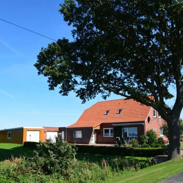 Ferienhaus An der Eiche in Großefehn, отель в городе Großefehn