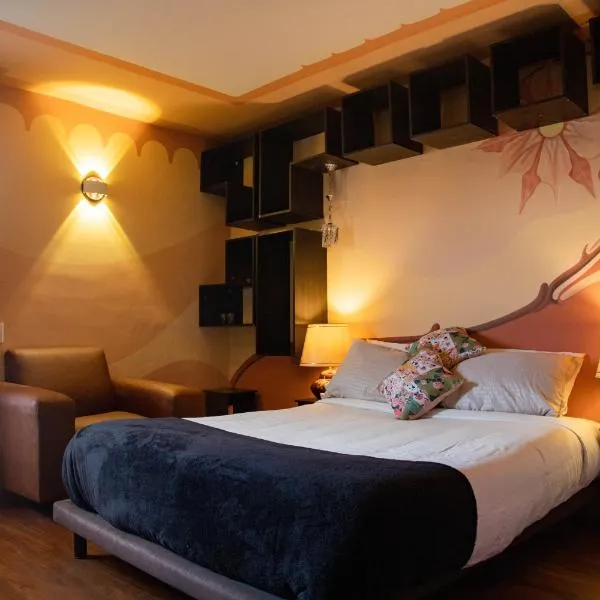 Alondra Posada Turística, escape con chimenea a una hora de Bogotá, hotel v destinaci Sesquilé
