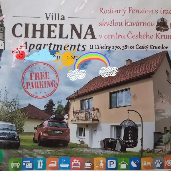 Villa Cihelna apartments, hotel v destinaci Český Krumlov