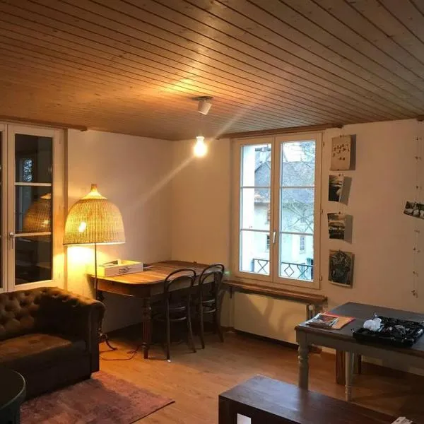 Simple flat 72 m2 in the centre of Burgdorf with private parking, hotel in Burgdorf