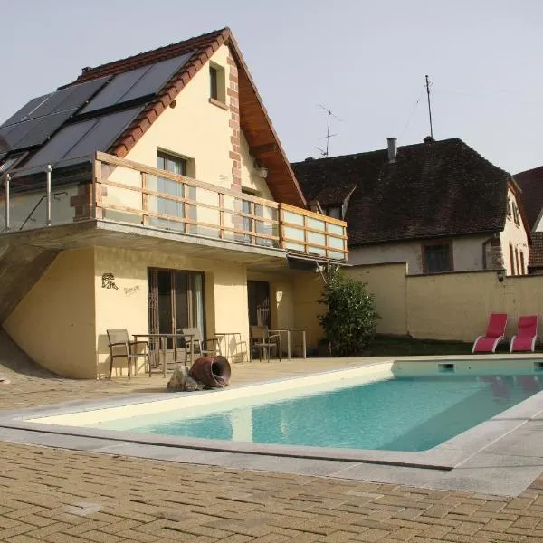 les Gîtes 2-4 pers Rémy HEROLD, hotell sihtkohas Katzenthal