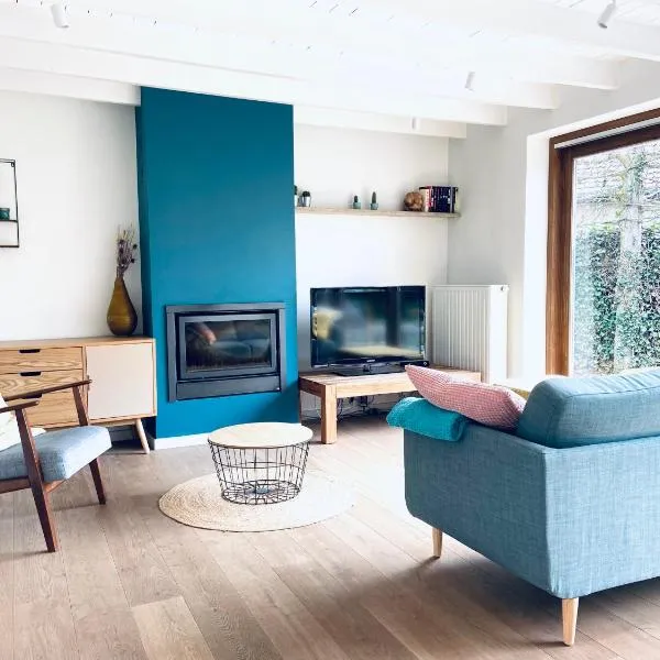 De Veldmuis, met mooie speelhoek en speelhuis: Koksijde şehrinde bir otel