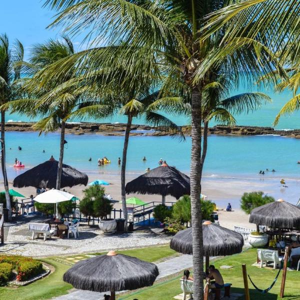 O paraíso em um flat à beira-mar de Carneiros