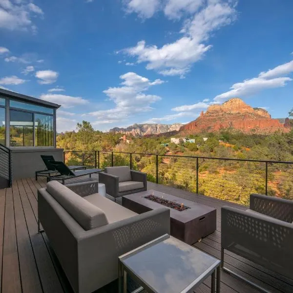 Sedona Red Rock Paradise Amazing Views and Hot Tub, מלון בסדונה