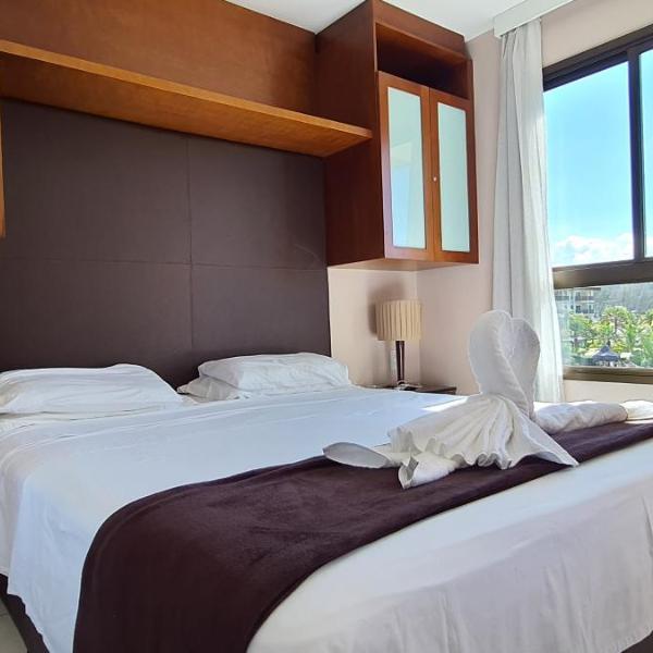 VG SUN CUMBUCO - PARAÍSO PÉ NA AREIA PARA 4 PESSOAS - COM HIDRO, SAUNA, PISCINA, COZINHA COMPLETA, PARQUINHO E WI-Fl - Foto 2