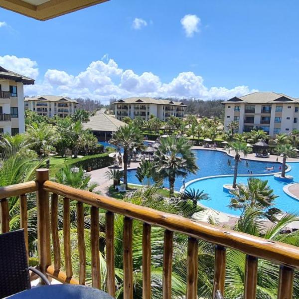 VG SUN CUMBUCO - PARAÍSO PÉ NA AREIA PARA 4 PESSOAS - COM HIDRO, SAUNA, PISCINA, COZINHA COMPLETA, PARQUINHO E WI-Fl - Foto 4