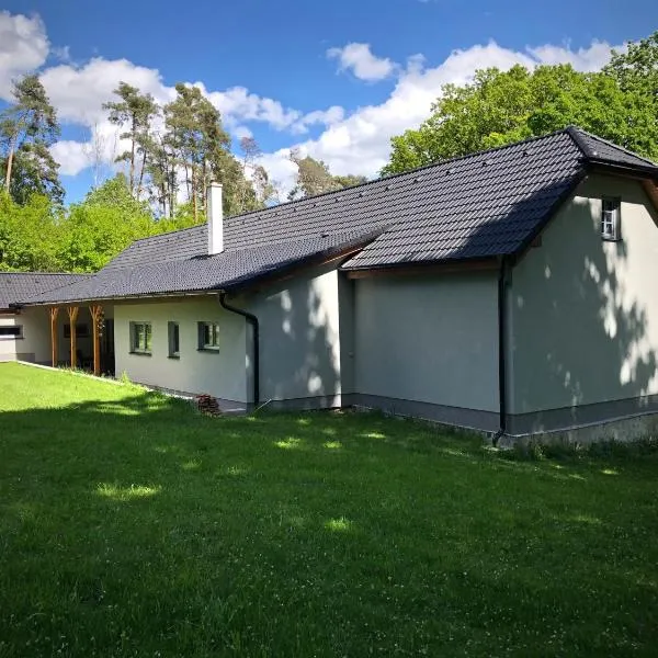 Mezonetový apartmán s terasou na samotě v lese, hotel in Vlkava