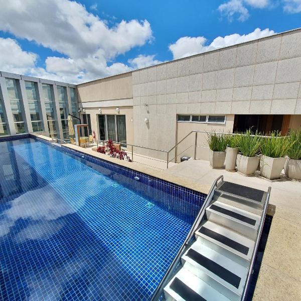 FLAT VISION EXECUTIVO PREMIUM, SHN QUADRA 1 BLOCO F, AO LADO DA ESPLANADA DOS MINISTÉRIOS, SMART-TV, WI-FI, FILTRO DE ÁGUA, PISCINA, ACADEMIA, SAUNA, ESTACiONAMENTO GRÁTIS, ESTAÇÃO DE RECARGA DE CARRO ELÉTRICO, RECEPÇÃO 24 hs BY REI DOS FLATS - Foto 4
