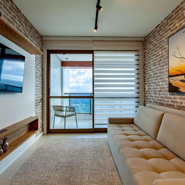 BARRA Vista Mar Lindo apartamento, Wi-Fi 500Mbps