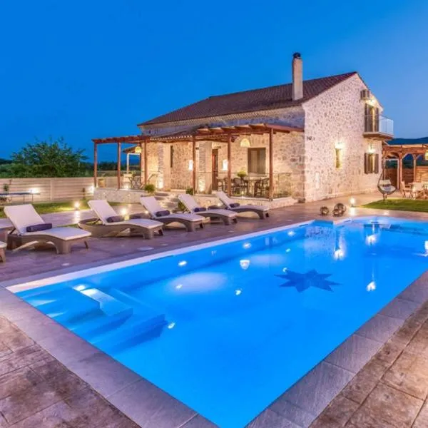 Zante Poolside Paradise - La Vite Stone Villa, hotell i Kalipádhon