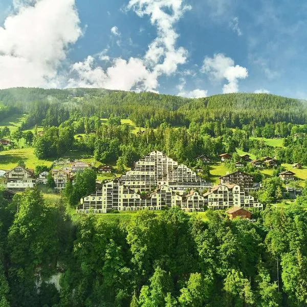 베아텐베르그에 위치한 호텔 도린트 블뤼엠리살프 베아텐베르크/인터라켄(Dorint Blüemlisalp Beatenberg/Interlaken)