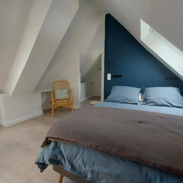 Havre de paix et jardin tropical. Chambre privée, hotelli kohteessa Le Rheu