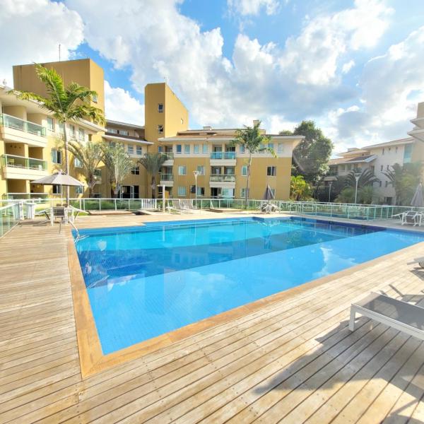 THE SUN RESORT, SHTN TRECHO 2, ENXOVAL DE CAMA E BANHO, PISCINA AQUECIDA, VAGA DE GARAGEM, ACADEMIA, LAVANDERIA, CONVENIÊNCIA 24h, WI-FI, SMART TV, QUADRA DE AREIA, RECEPÇÃO 24h BY REI DOS FLATS - Foto 4