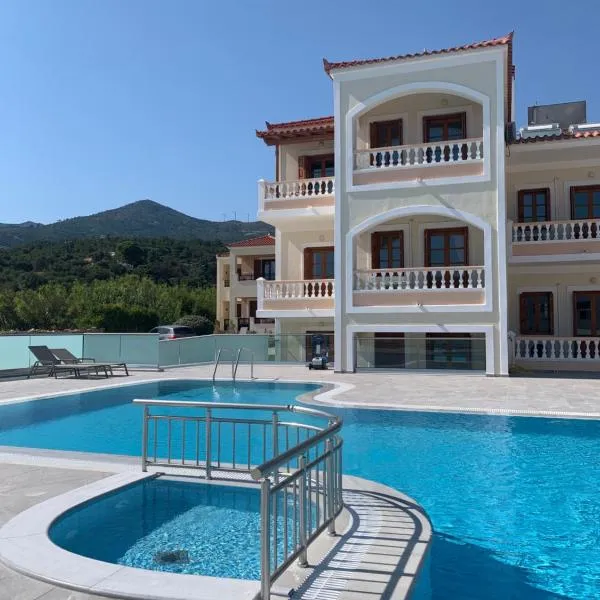 Anemos Apartments, hotell i Marathokampos