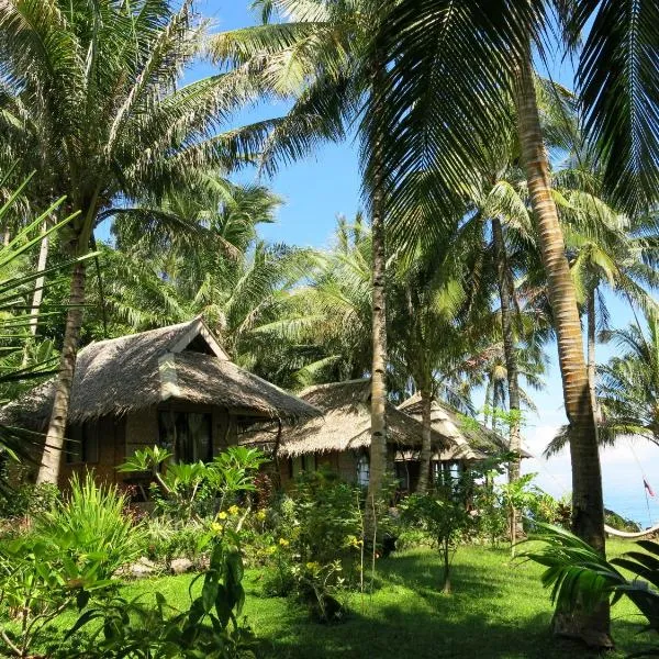 Camiguin Volcan Beach Eco Retreat & Dive Resort、マンバヤオのホテル